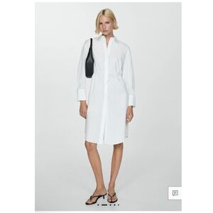 Mango Long shirt with bow